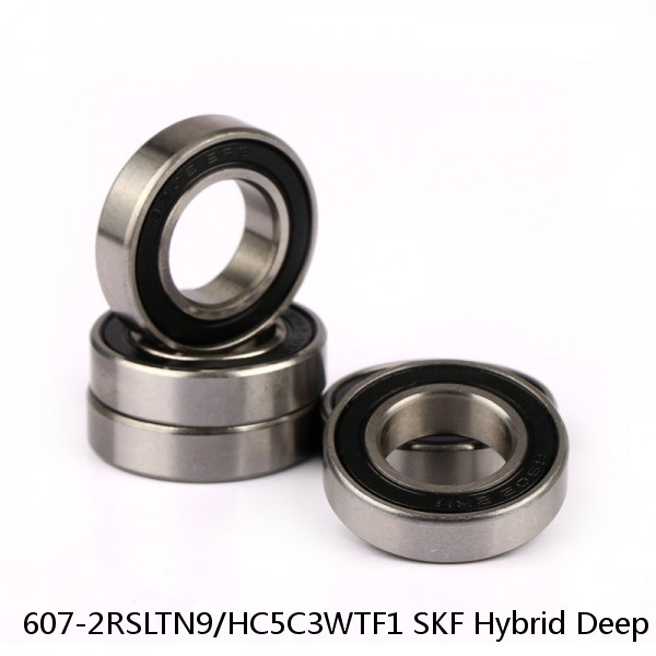607-2RSLTN9/HC5C3WTF1 SKF Hybrid Deep Groove Ball Bearings #1 small image