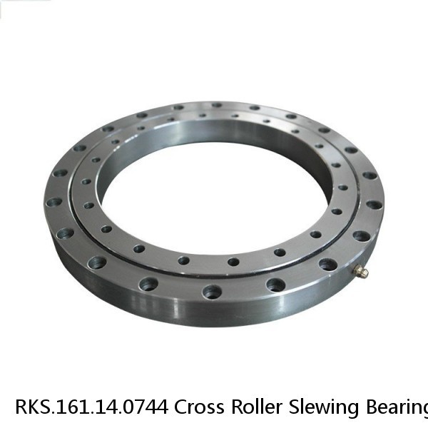 RKS.161.14.0744 Cross Roller Slewing Bearing With External Gear