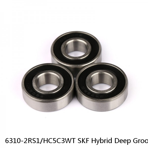 6310-2RS1/HC5C3WT SKF Hybrid Deep Groove Ball Bearings #1 image