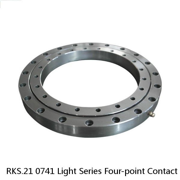 RKS.21 0741 Light Series Four-point Contact Ball Slewing Bearing With External Gear #1 image