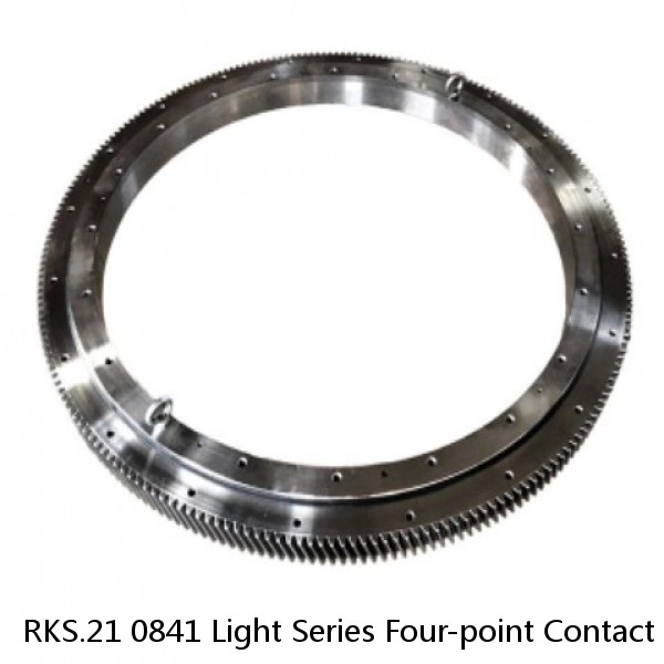RKS.21 0841 Light Series Four-point Contact Ball Slewing Bearing With External Gear #1 image
