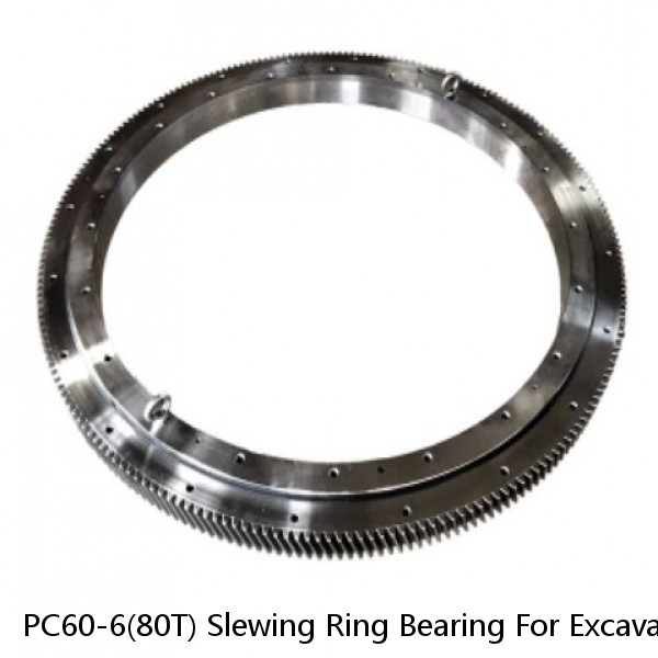 PC60-6(80T) Slewing Ring Bearing For Excavator 852*627*75mm #1 image