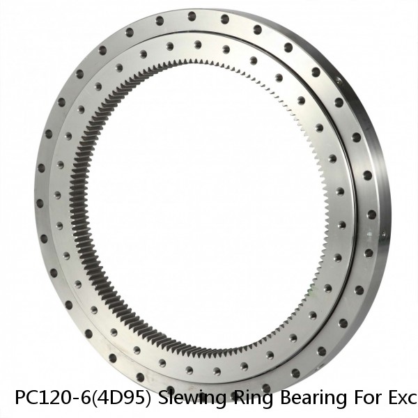 PC120-6(4D95) Slewing Ring Bearing For Excavator 1111*882*77mm #1 image
